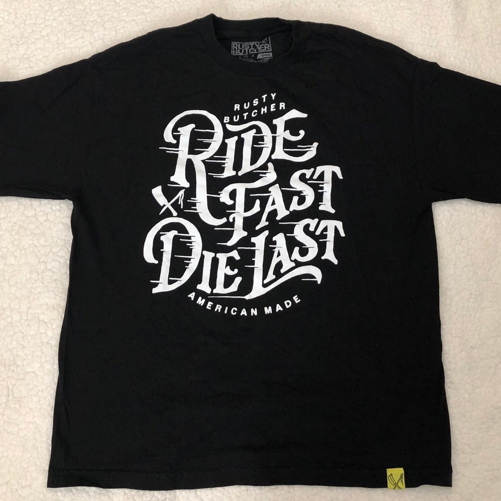 Rusty Butcher Men’s Black T Shirt